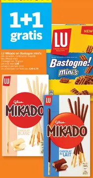 Aanbieding: LU Mikado en Bastogne mini's