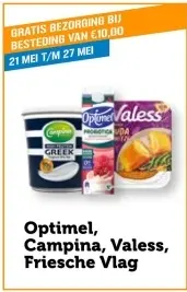 Aanbieding: Optimel, Campina, Valess, Friesche Vlag