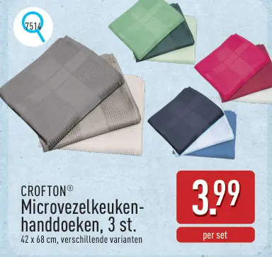Promotie: Microvezelkeuken-handdoeken
