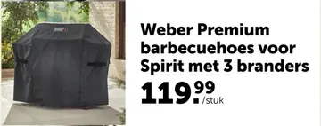 Aanbieding: Weber Premium barbecuehoes voor Spirit met 3 