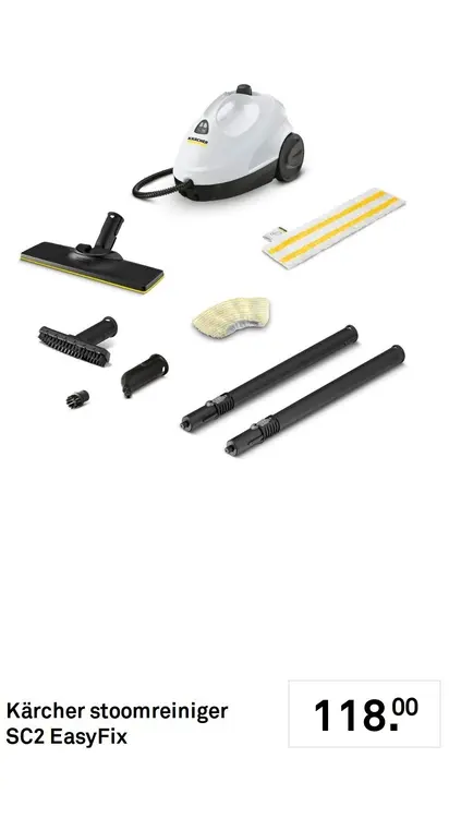 Aanbieding: Stoomreiniger SC2 EasyFix