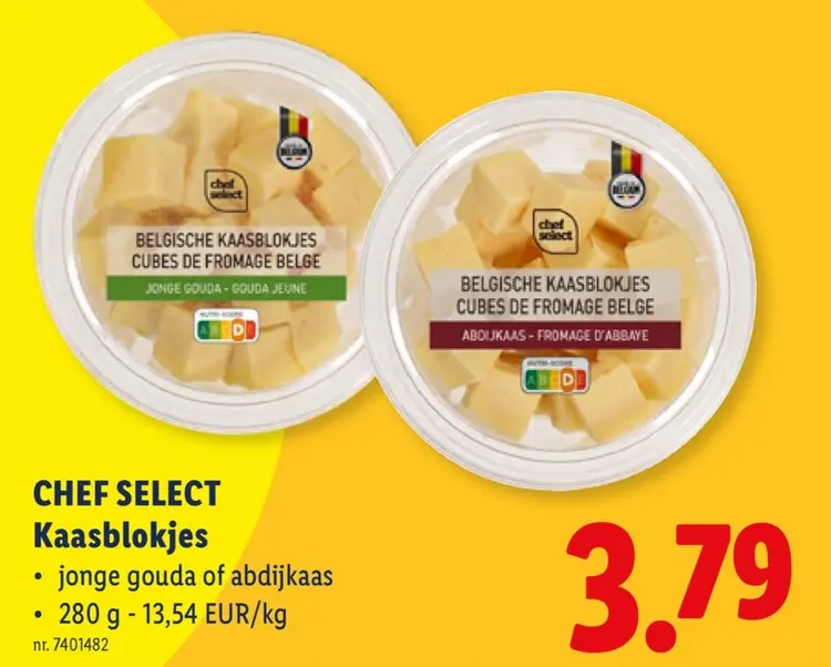 Promotie: Kaasblokjes