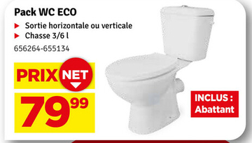 Offre: Pack WC ECO