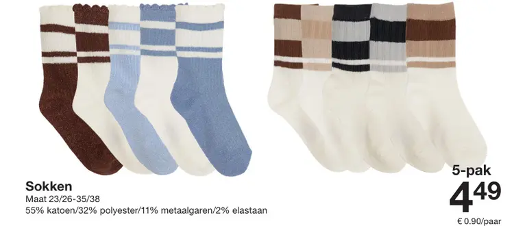 Aanbieding: Sokken