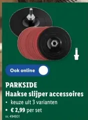 Promotie: Haakse slijper accessoires