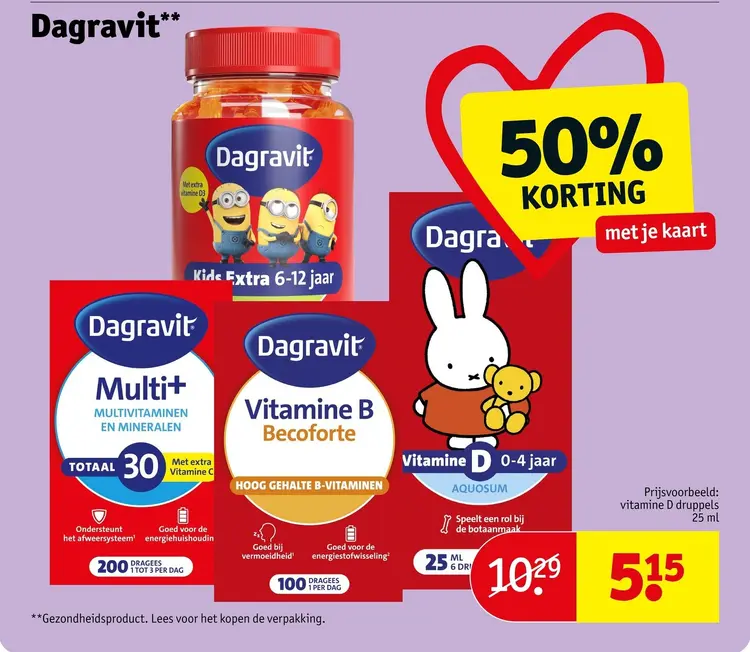 Aanbieding: Dagravit Vitamine D druppels