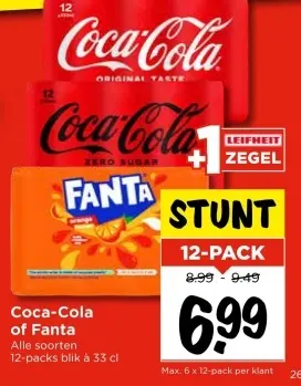 Aanbieding: Coca-Cola of Fanta