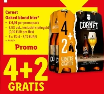 Promotie: Oaked blond bier