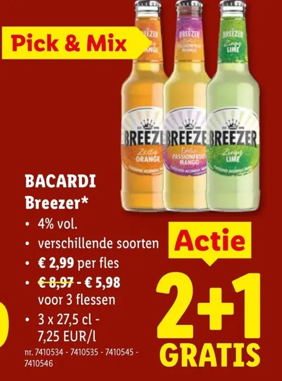 Promotie: Breezer