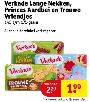 Aanbieding: Lange Nekken, Princes Aardbei en Trouwe Vriendjes
