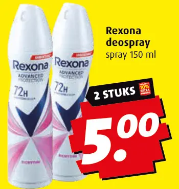 Aanbieding: Rexona deospray