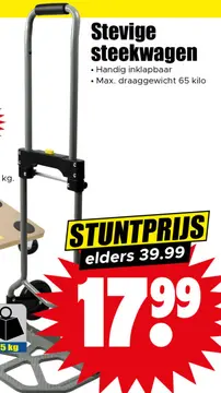 Aanbieding: Stevige steekwagen