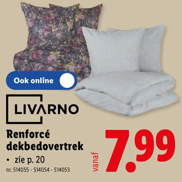 Promotie: Renforcé dekbedovertrek