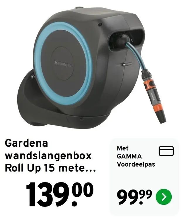 Aanbieding: Wandslangenbox Roll Up 15 meter