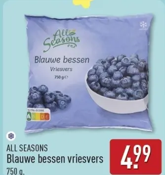 Aanbieding: Blauwe bessen vriesvers