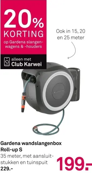 Aanbieding: wandslangenbox Roll-up S