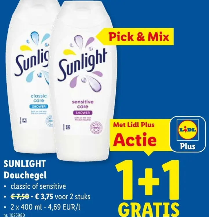 Promotie: Douchegel