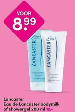Aanbieding: Lancaster Eau de Lancaster bodymilk of shower