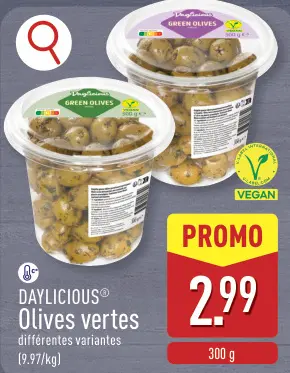Offre: Olives vertes