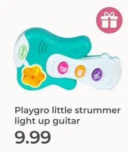 Aanbieding: little strummer light up guitar