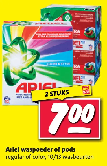 Aanbieding: waspoeder of pods