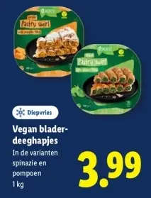 Aanbieding: Vegan bladerdeeghapjes