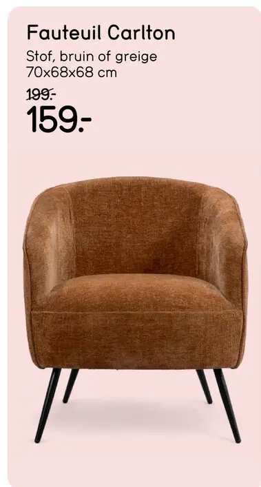 Aanbieding: Fauteuil Carlton