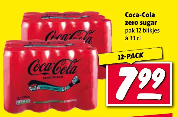 Aanbieding: Coca-Cola zero sugar