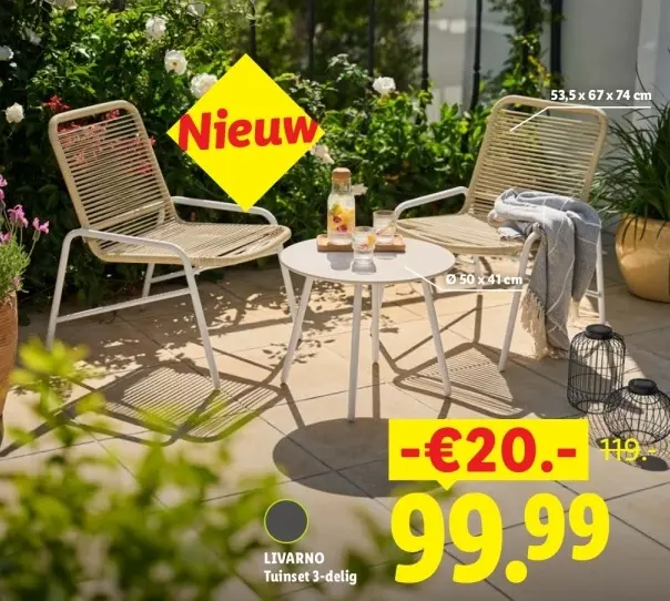 Aanbieding: Tuinset 3-delig