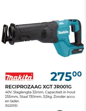 Aanbieding: RECIPROZAAG XGT JR001G