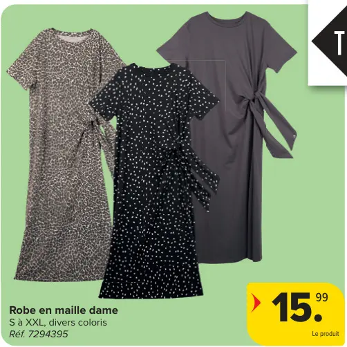 Offre: Robe en maille dame