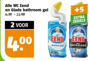 Aanbieding: Alle WC Eend en Glade bathroom gel