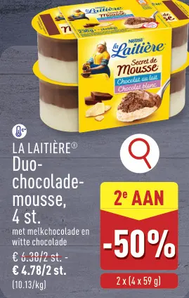 Promotie: Duo-chocolademousse