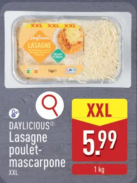 Offre: Lasagne poulet-mascarpone