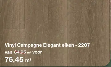 Aanbieding: Vinyl Campagne Elegant eiken