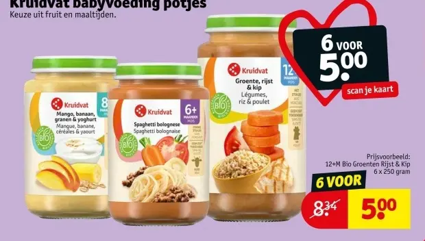 Aanbieding: babyvoeding potjes