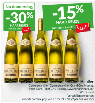 Aanbieding: Hauller Gewurztraminer, Gewurztraminer Grand 