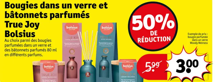 Offre: Bougies dans un verre et bâtonnets parfumés