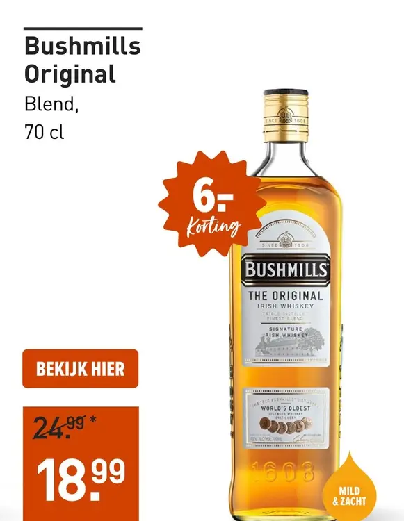 Aanbieding: Bushmills Original