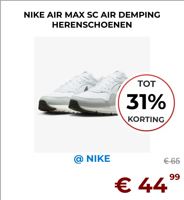 Aanbieding: Nike air max sc air demping herenschoenen