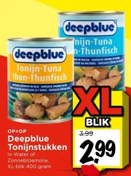 Aanbieding: Deepblue Tonijnstukken