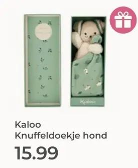 Aanbieding: Knuffeldoekje hond