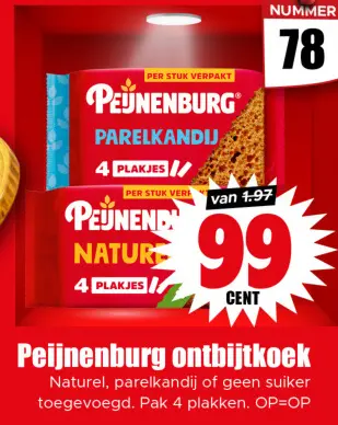 Aanbieding: Peijnenburg ontbijtkoek
