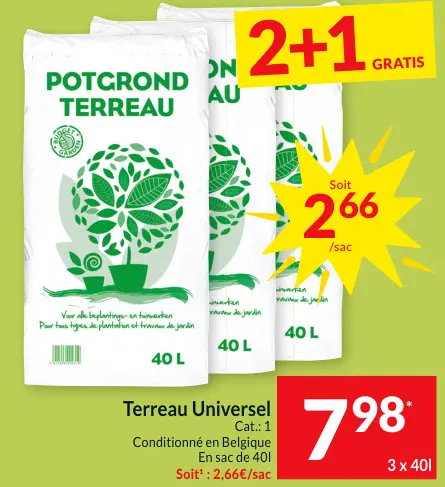Offre: Terreau Universel
