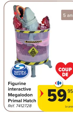 Offre: Figurine interactive Megalodon Primal Hatch
