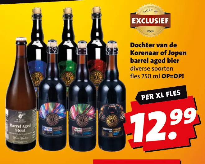 Aanbieding: Dochter van de Korenaar of Jopen barrel aged bier