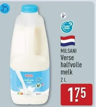 Aanbieding: Verse halfvolle melk