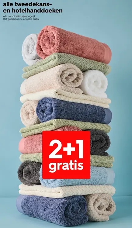 Aanbieding: hotelhanddoeken