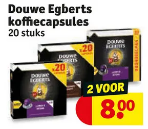 Aanbieding: Douwe Egberts koffiecapsules