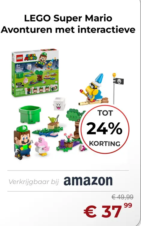 Aanbieding: LEGO Super Mario Avonturen met interactieve luigi